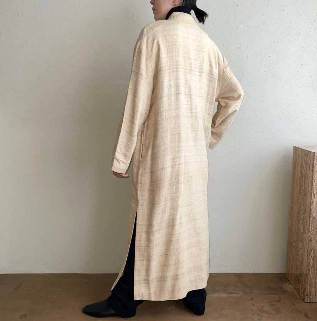 90s "ORVIS" Silk Asian Design Robe