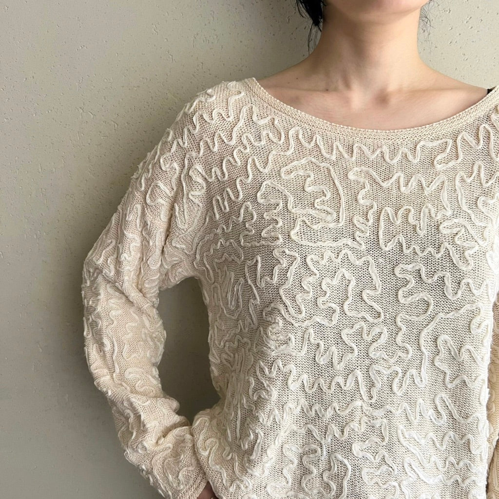 90s "pierre cardin" Knit Top