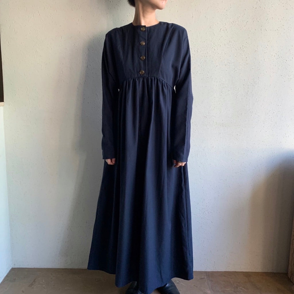 80s Navy Design Dress