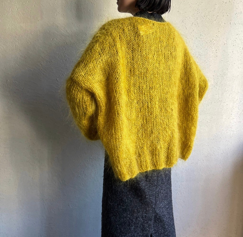 80s Yellow Knit