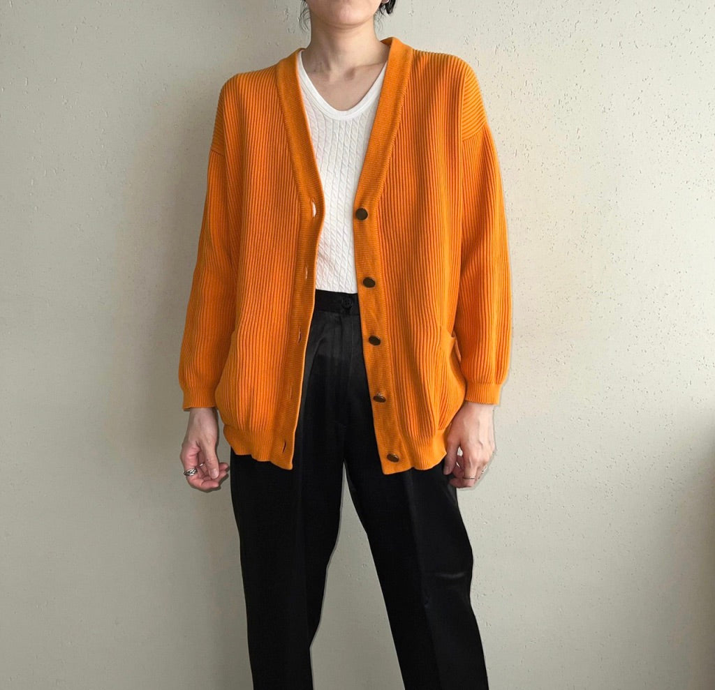 90s Ribbed Cardigan