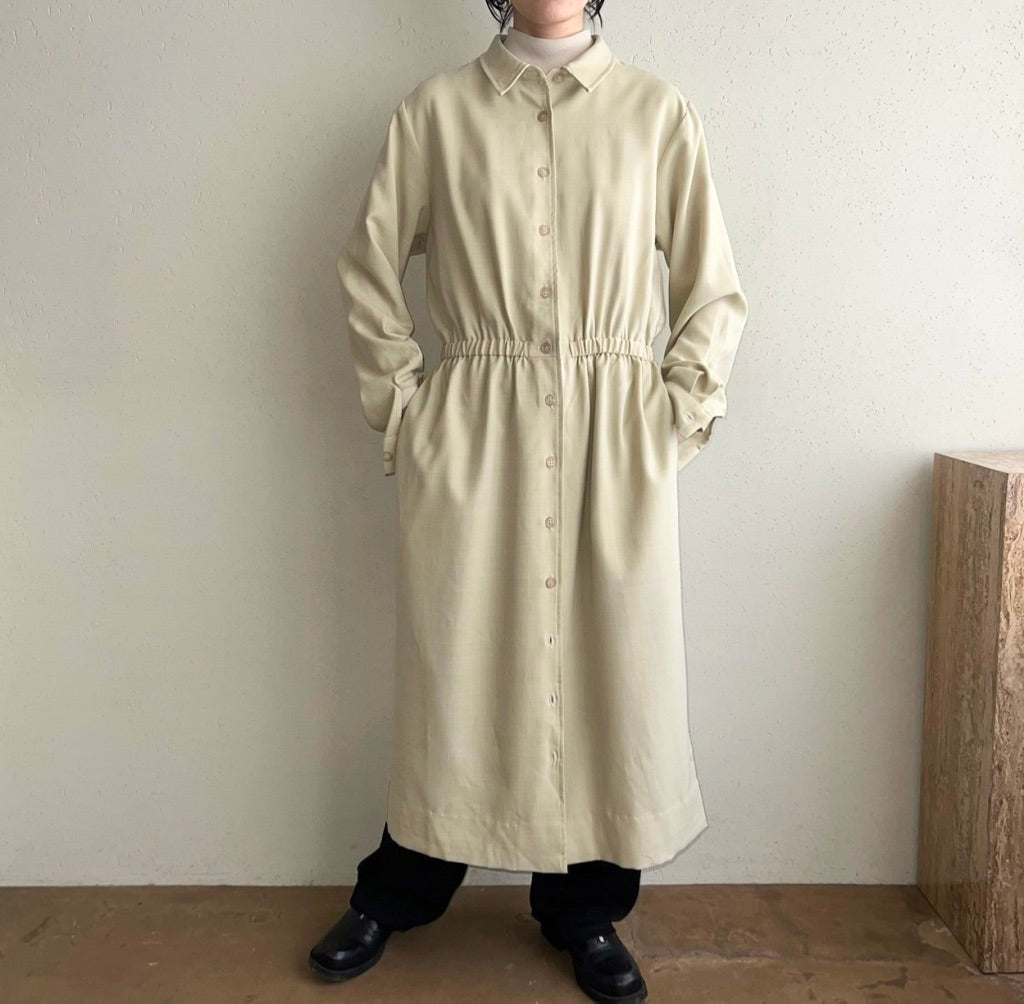 90s Shirt Dress Made in USA