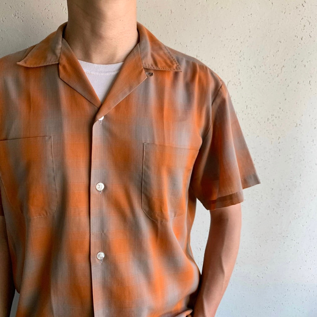 60s McGREGOR Plaid Shadow Shirt