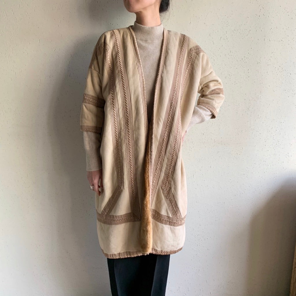 80s Boa Robe