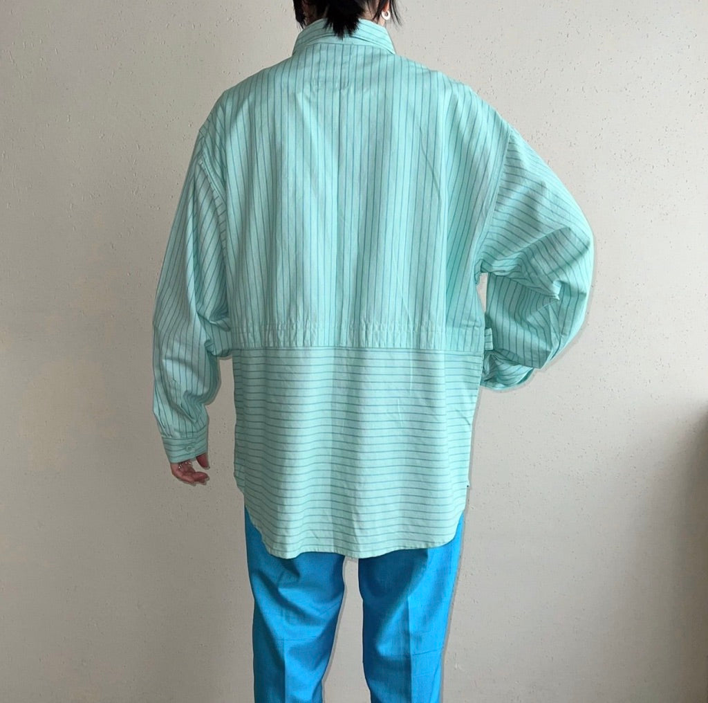 90s Striped Blouse
