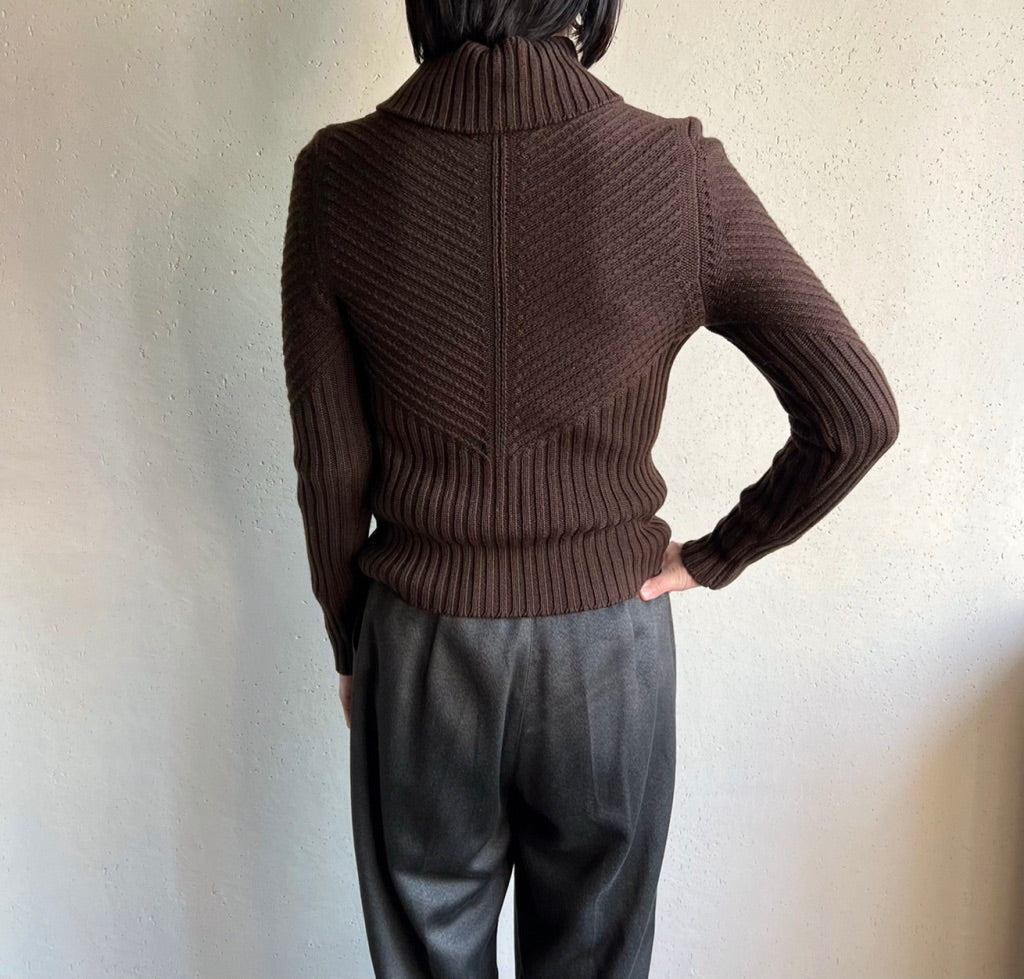 90s Design Knit Top Made in Italy