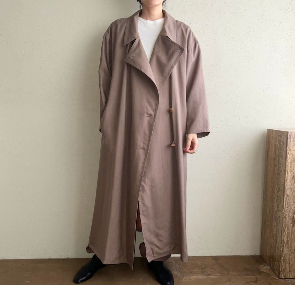 90s "ELLEN TRACY" Linen Coat