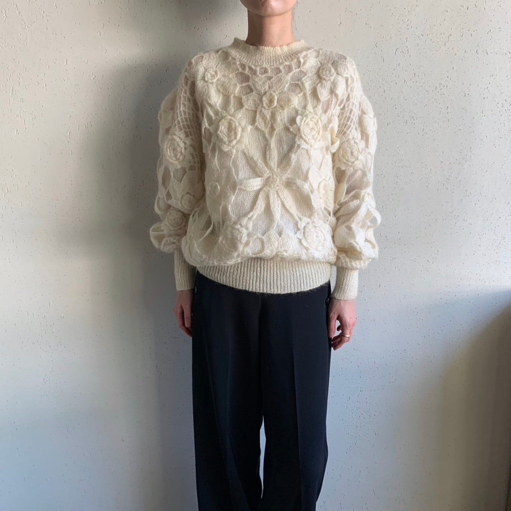 90s Mohair Design Knit