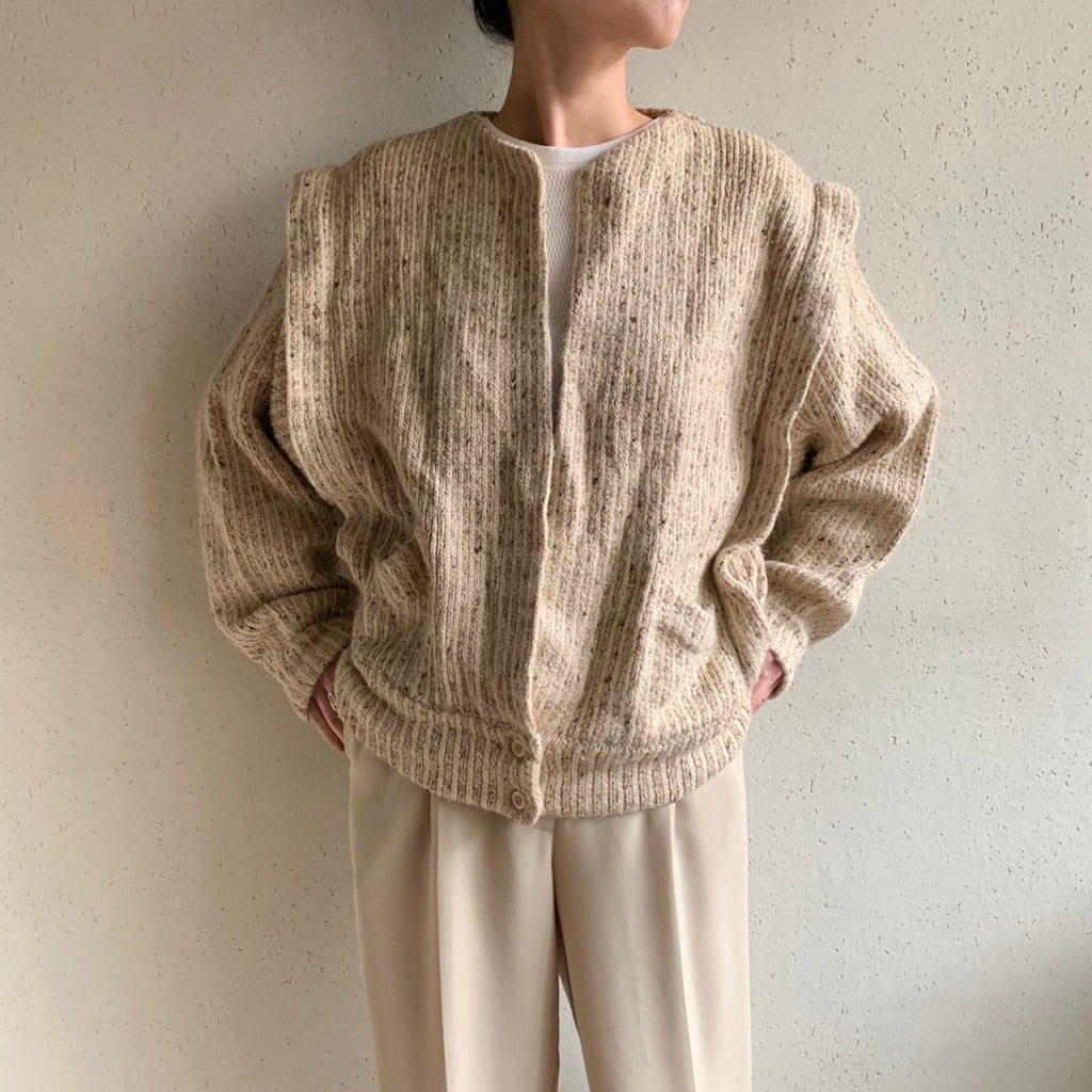 80s Design Knit Jacket