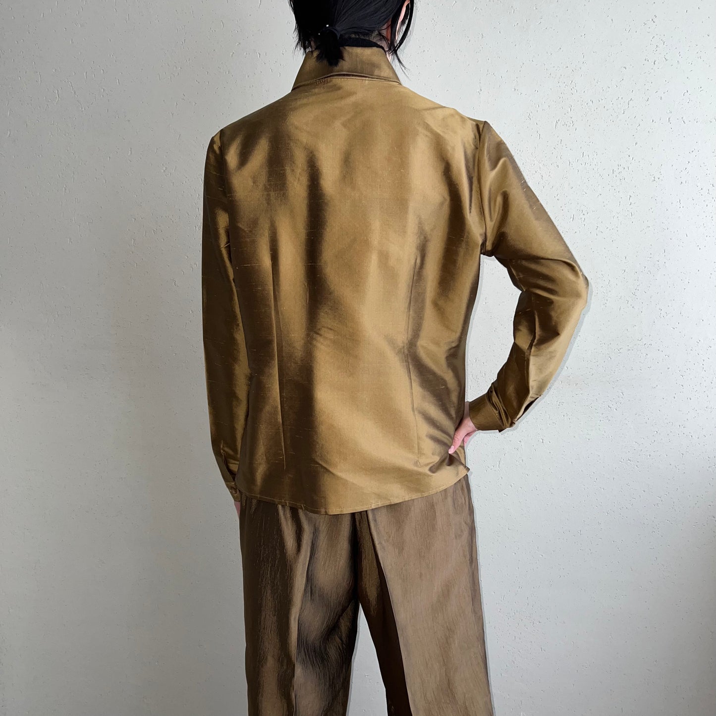90s "SAMUEL DONG by Dons Collection" Silk Blouse
