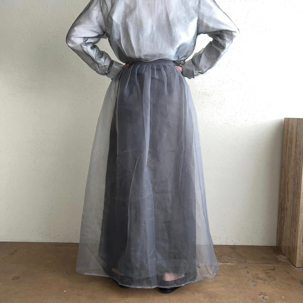 90s Sheer Design Skirt