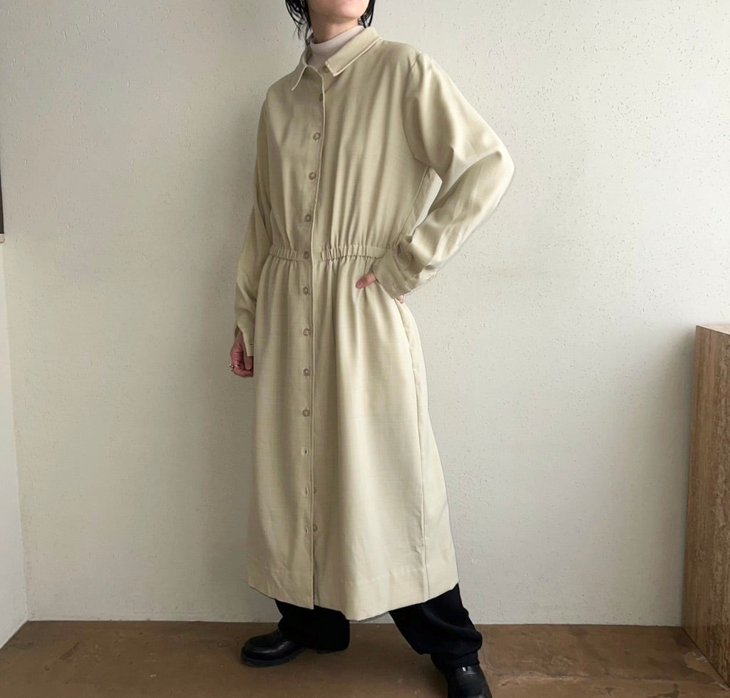 90s Shirt Dress Made in USA
