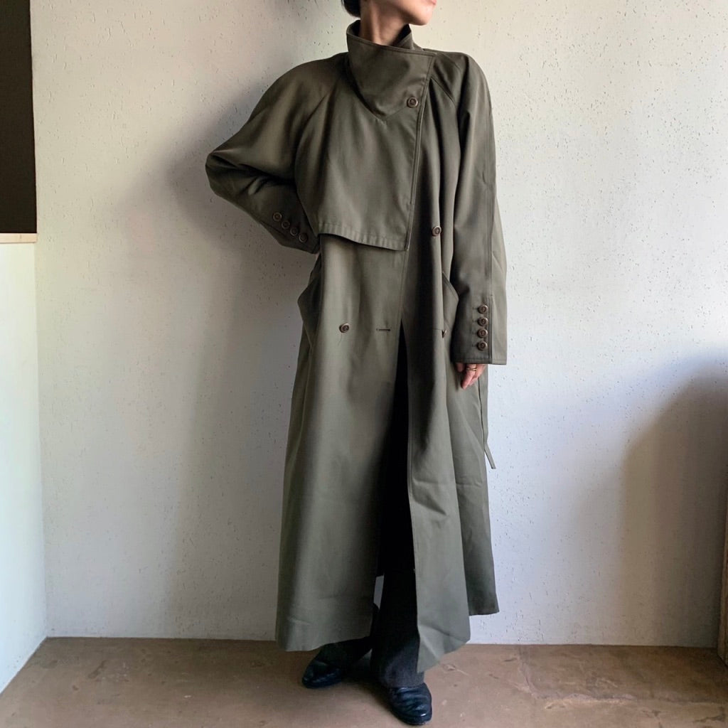 80s “GANTOS” Pleats Coat