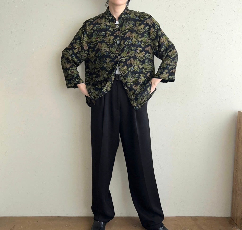 90s Asian Design Blouse Made in USA