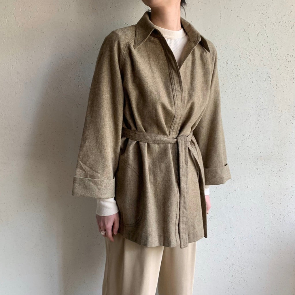 70s Wool Shirt Jacket