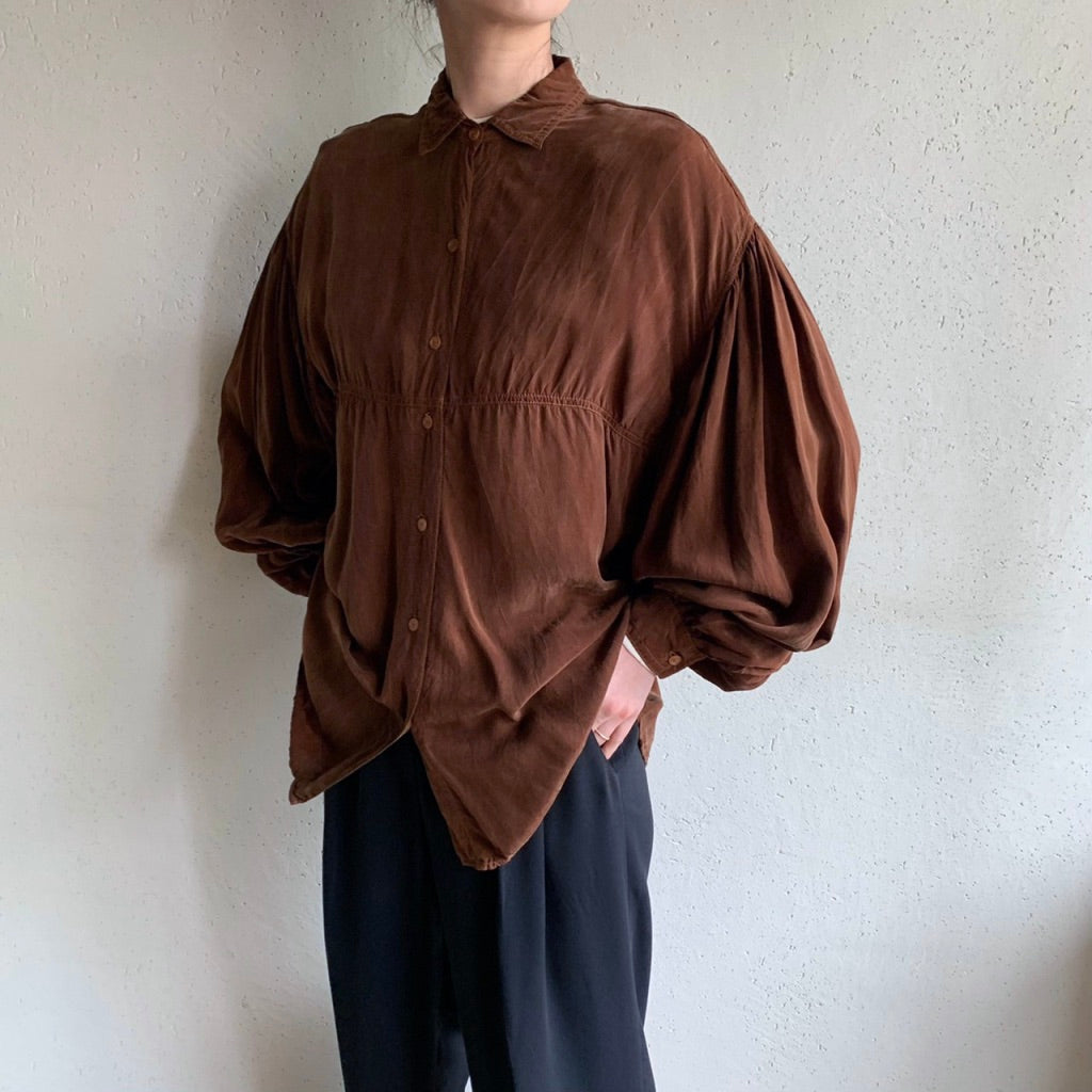 90s Balloon Sleeve Design Blouse Made in USA