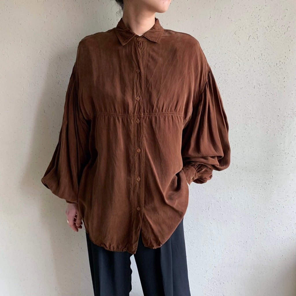 90s Balloon Sleeve Design Blouse Made in USA