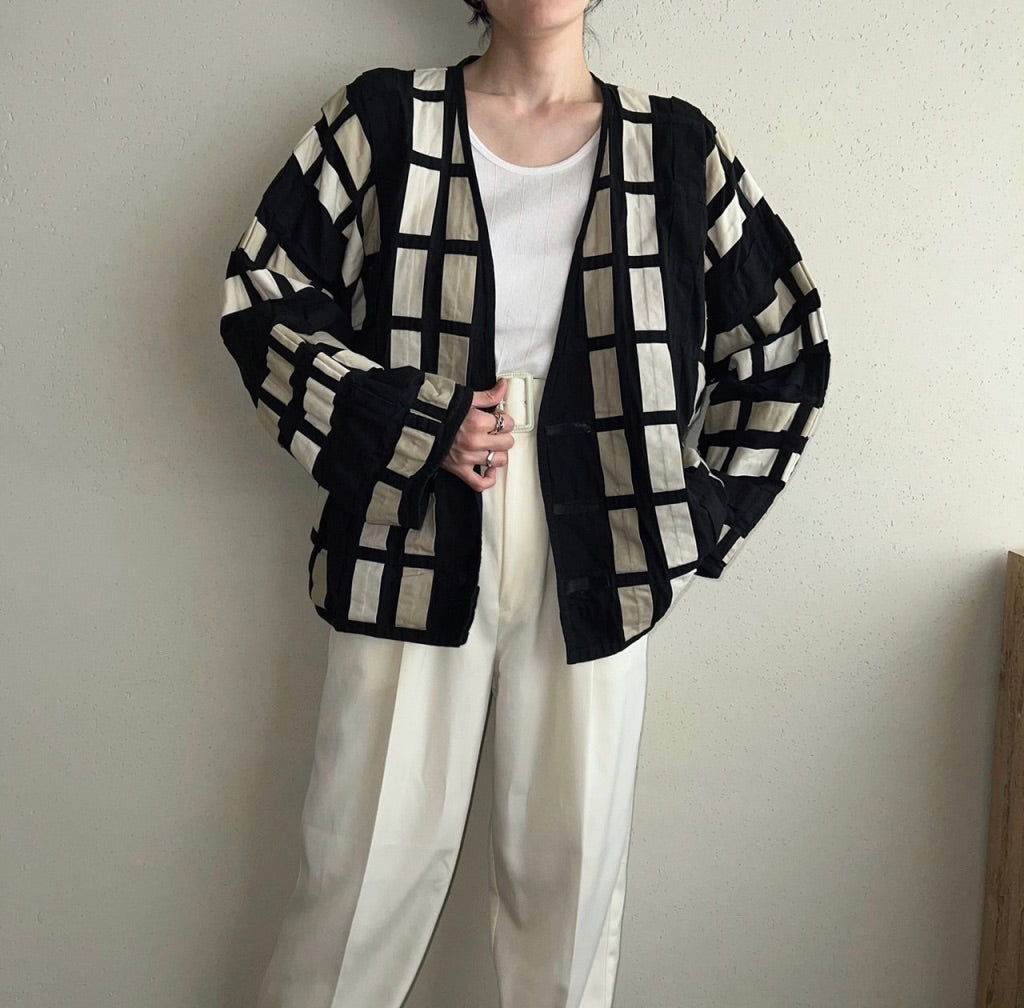 80s Woven Pattern Jacket