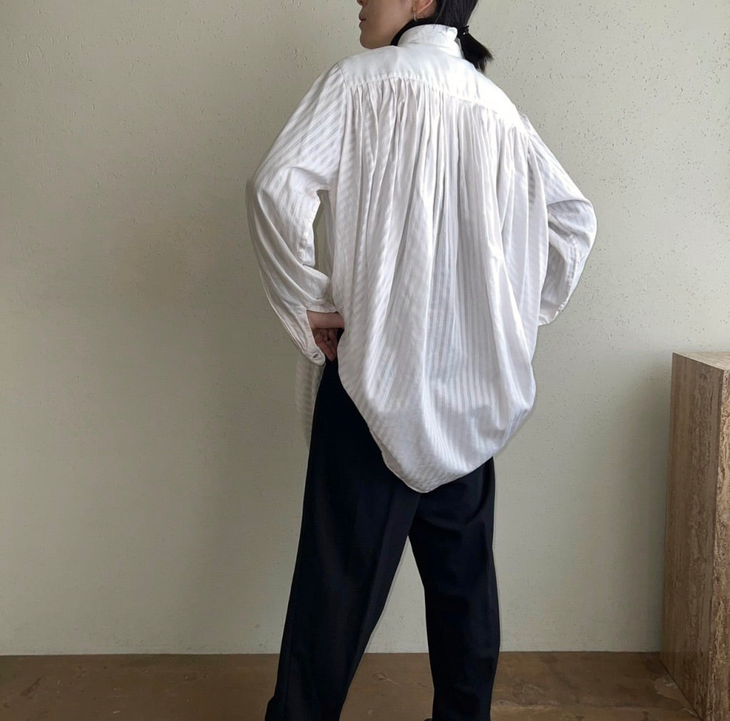 90s Pleated Blouse Made in Italy
