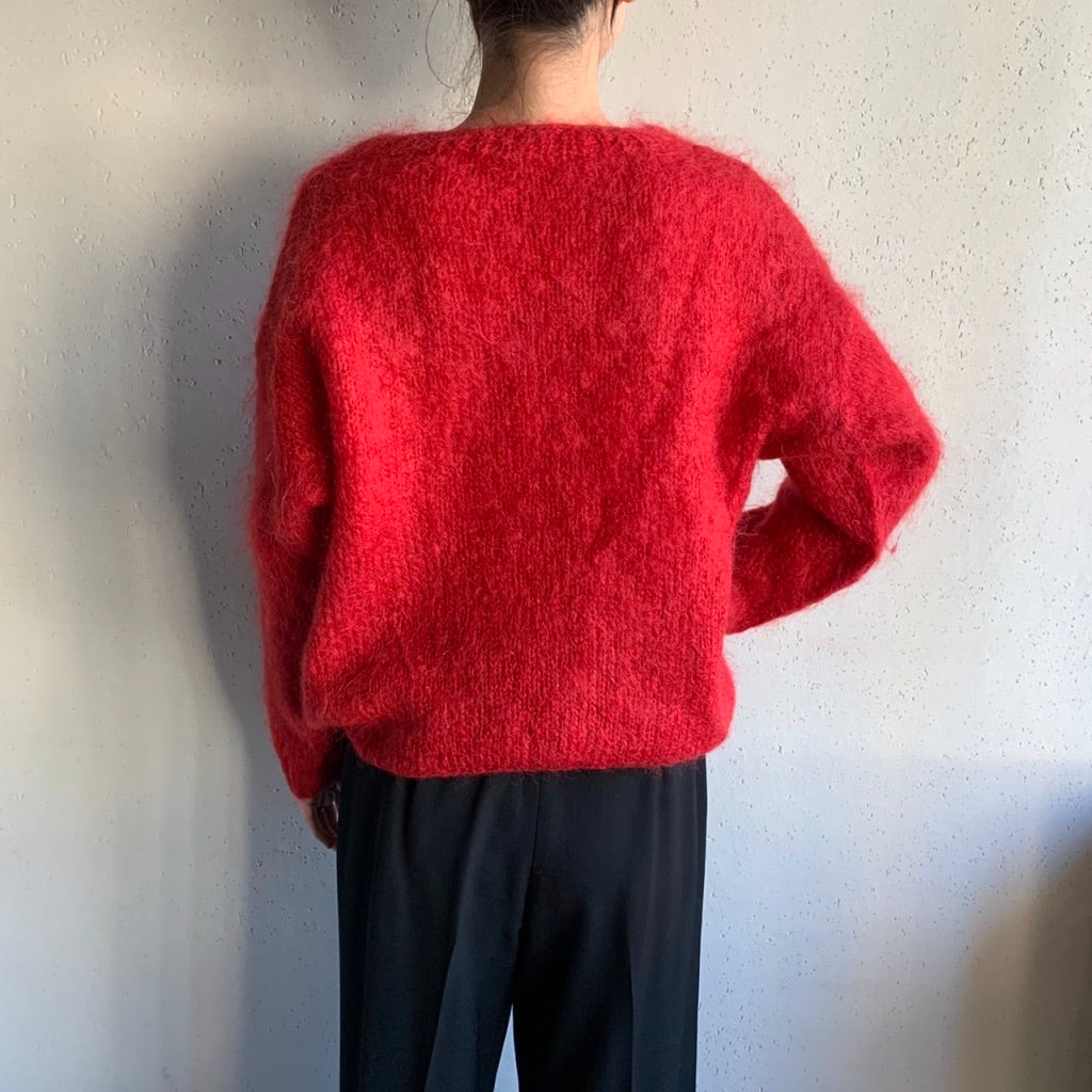 80s Red Knit