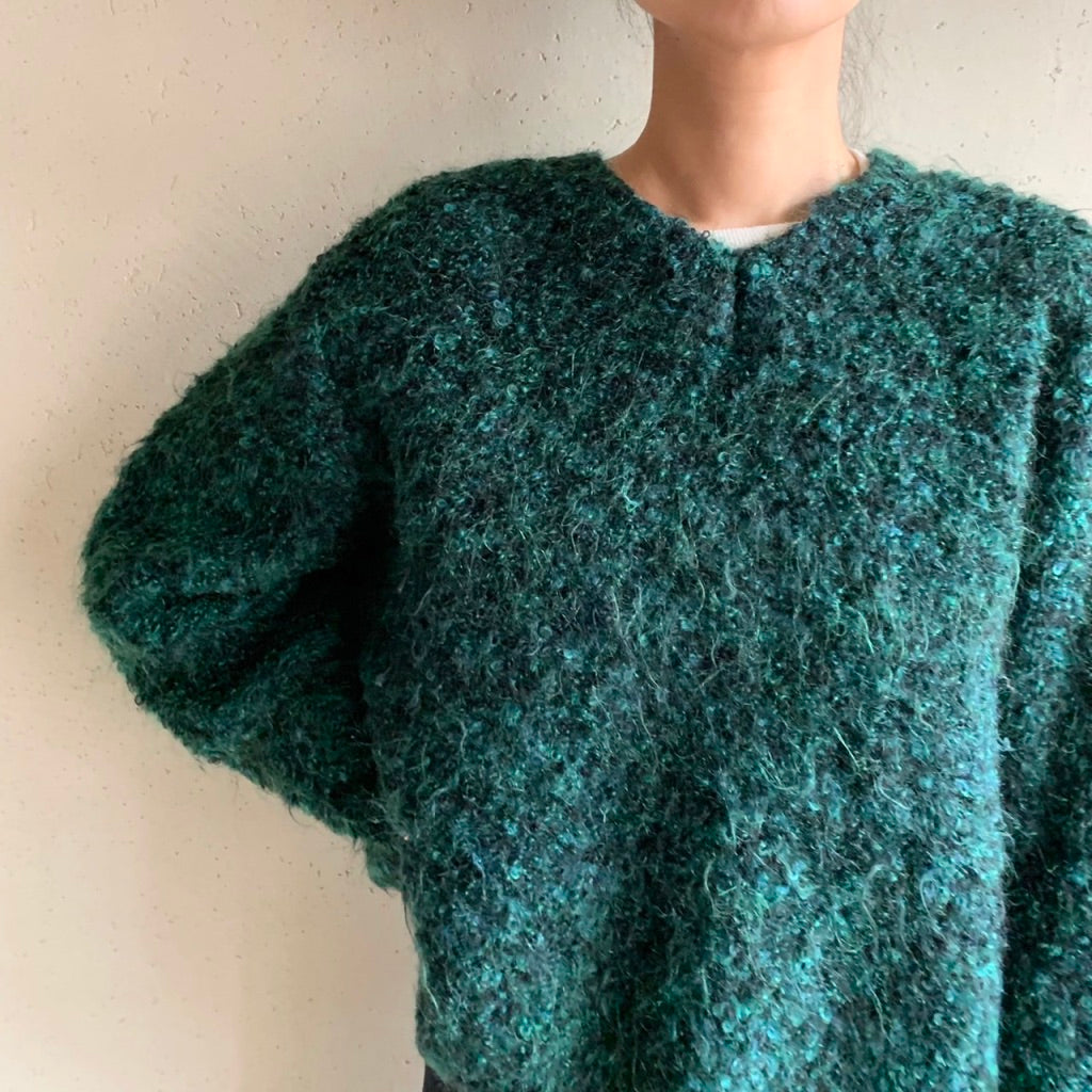 90s "northern isles" Mohair Knit