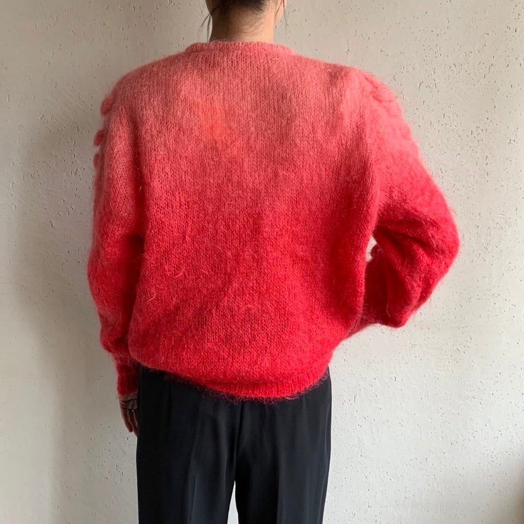 80s Gradation Knit Cardigan