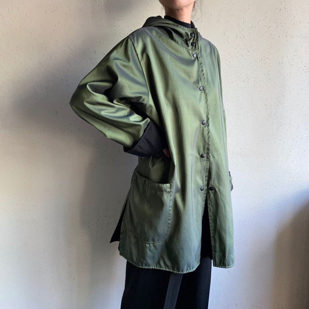 90s Reversible Hooded Light Jacket