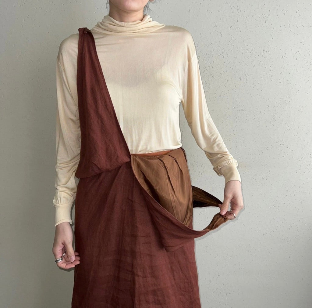 90s EURO Linen Dress