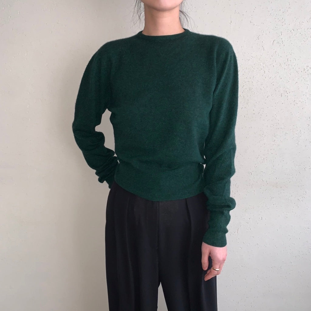 90s Green Light Knit Top