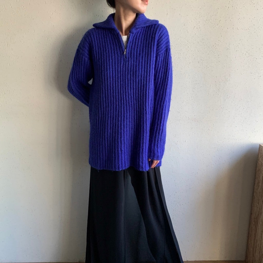 90s Zipped Mohair Knit