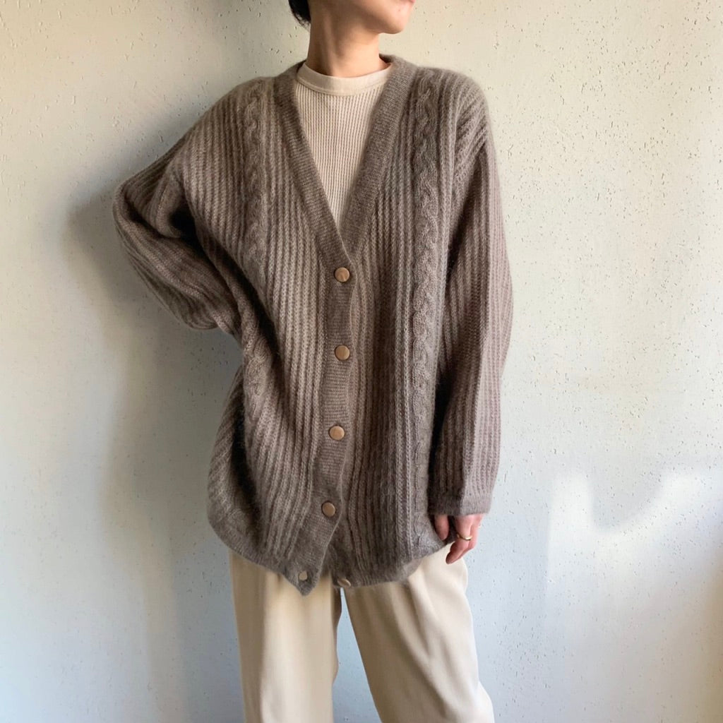 90s Mohair Knit Cardigan Made in Italy