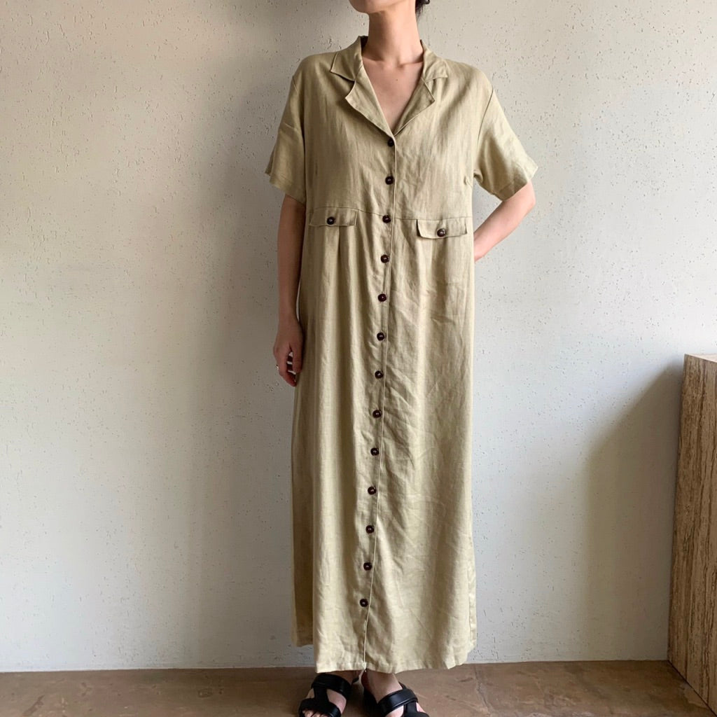 90s Linen Dress