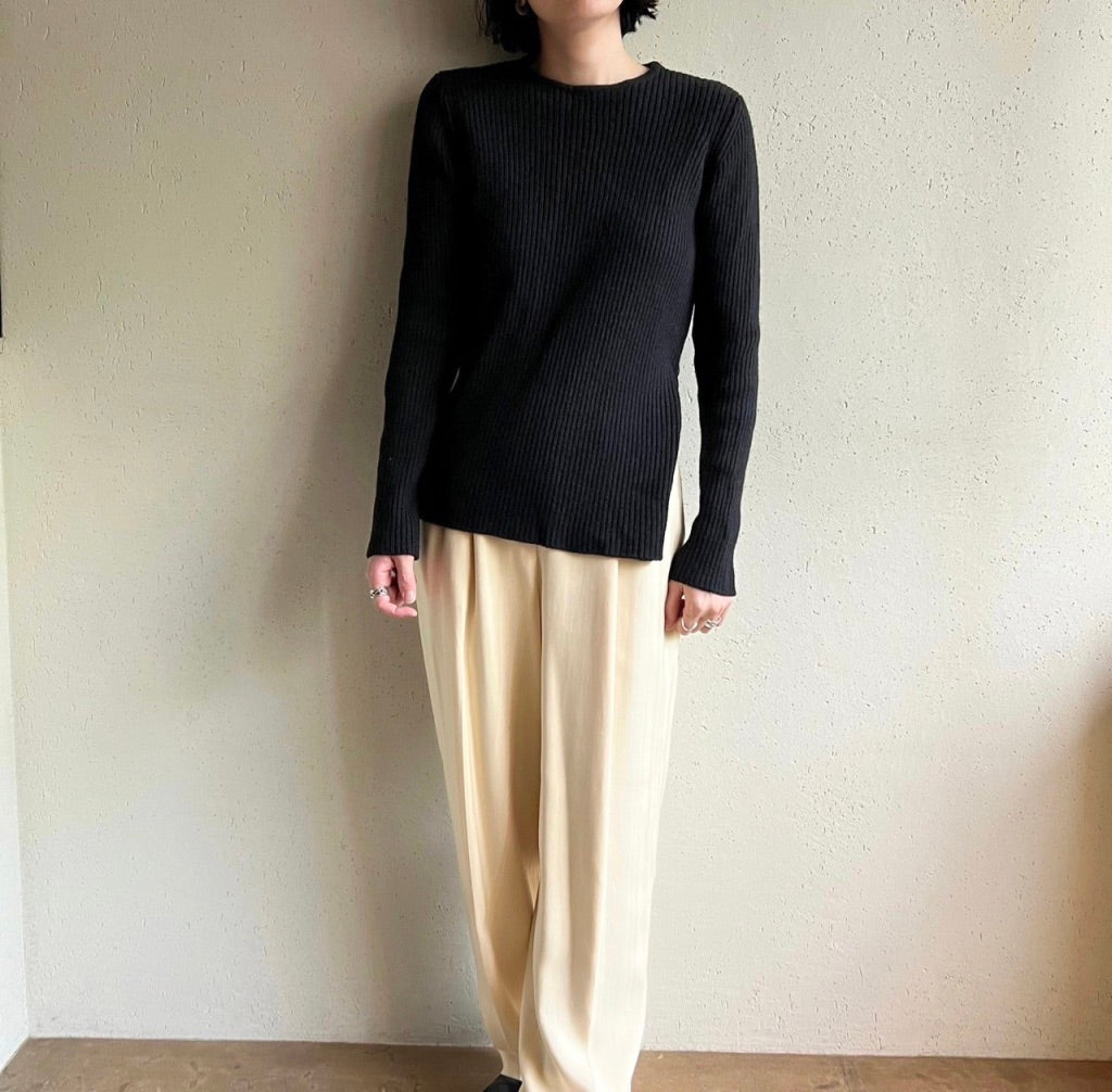 " EMPORIO ARMANI " Zipped Knit Top