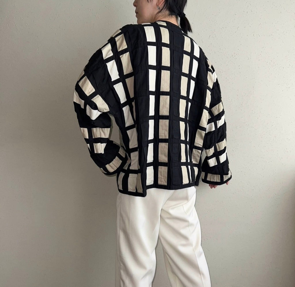 80s Woven Pattern Jacket