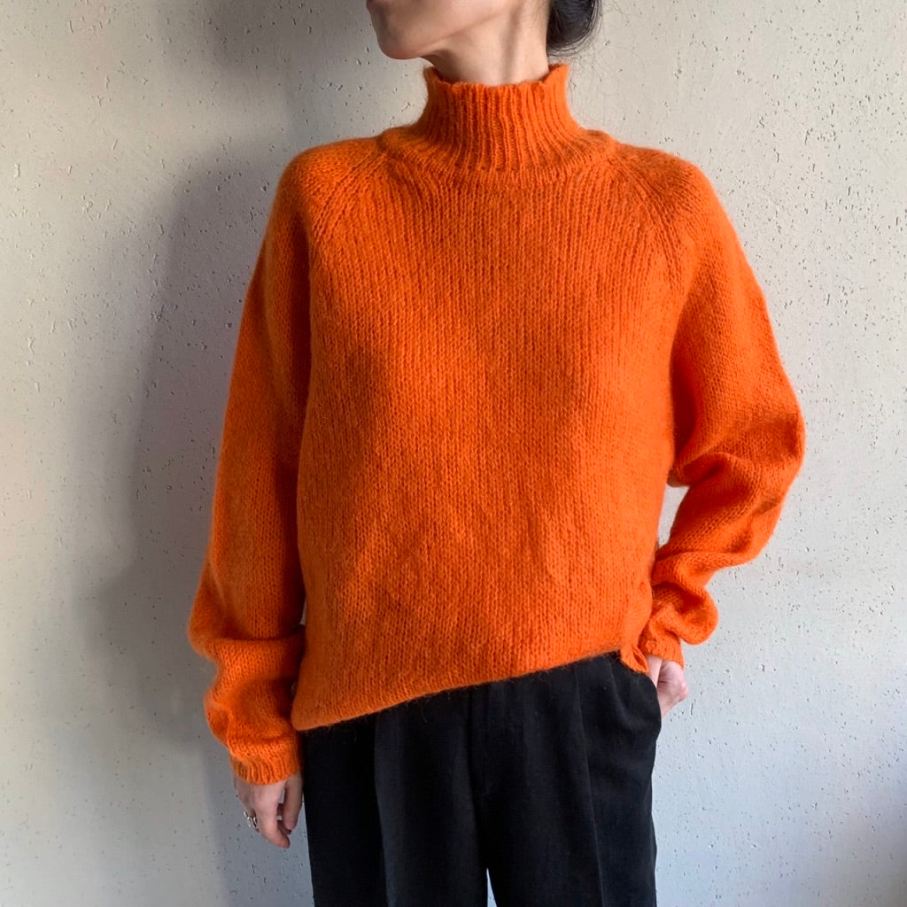 90s High Neck Mohair Knit