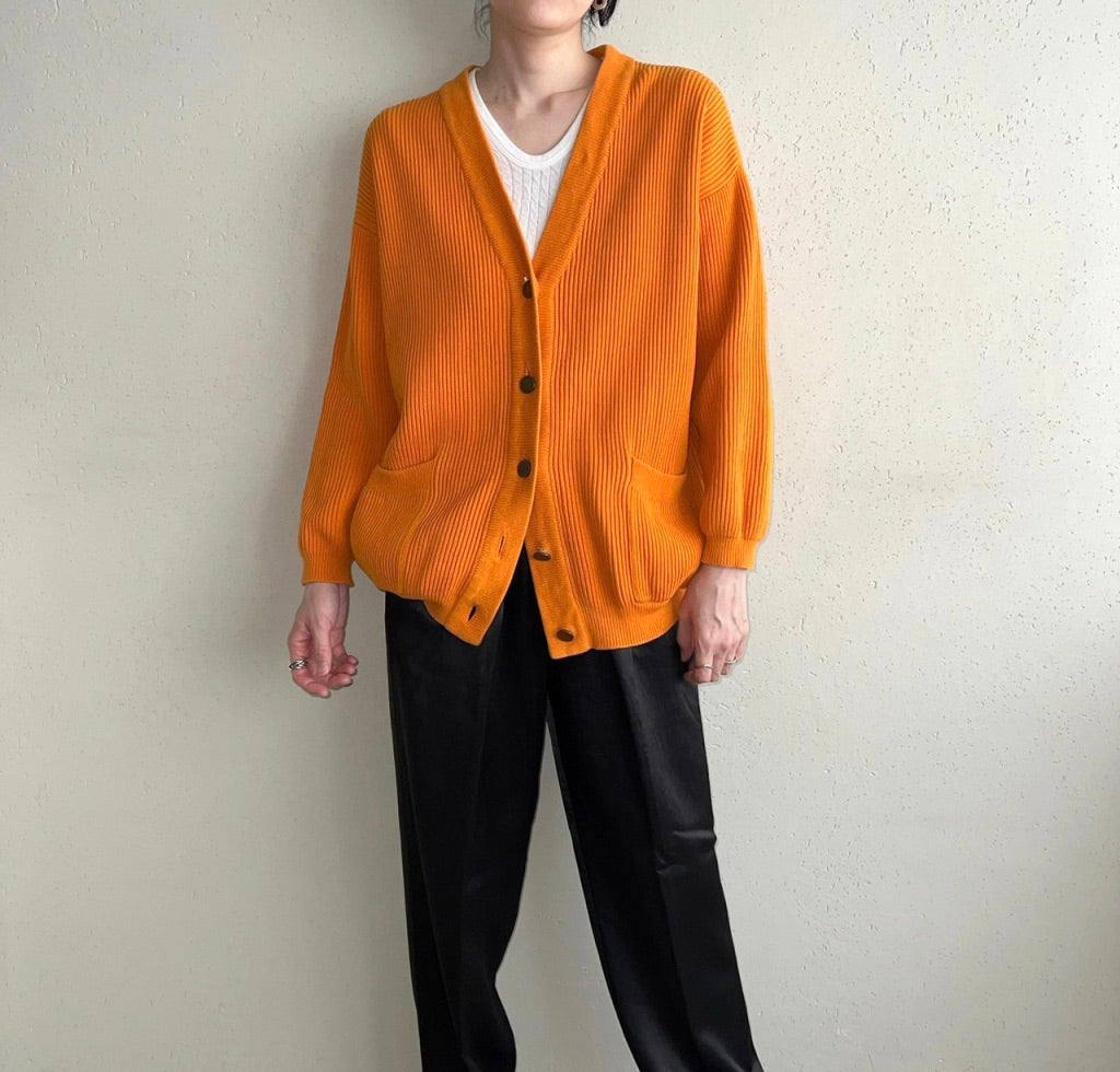 90s Ribbed Cardigan