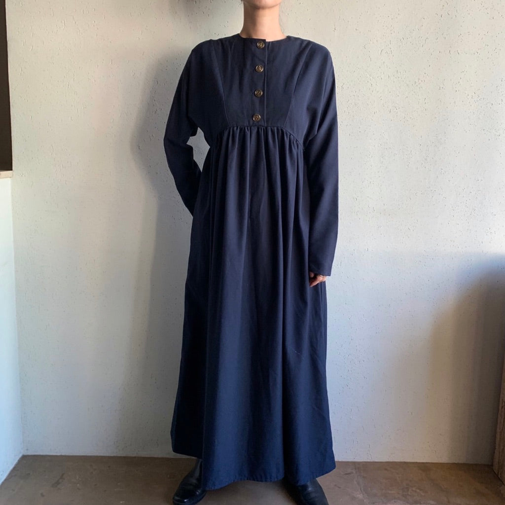 80s Navy Design Dress