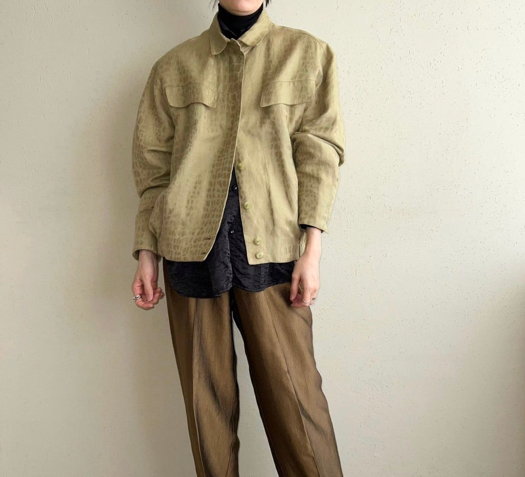 90s Pattern Light Jacket