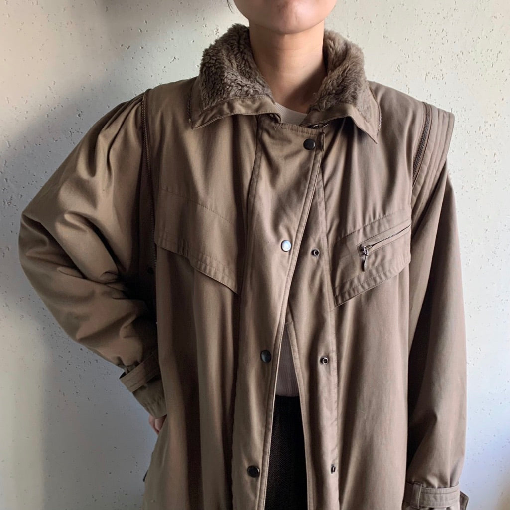 80s EURO Design Boa Coat