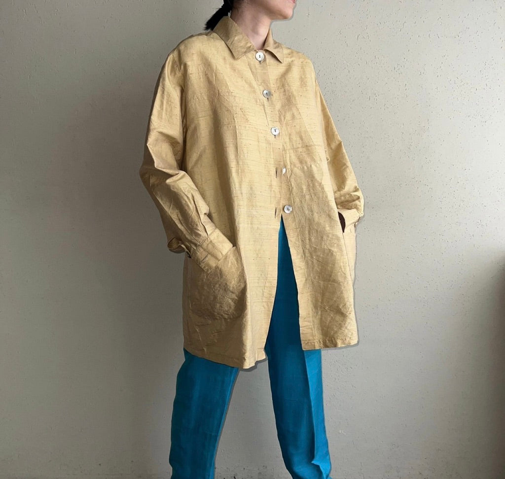 90s Silk Light Jacket Made in Italy
