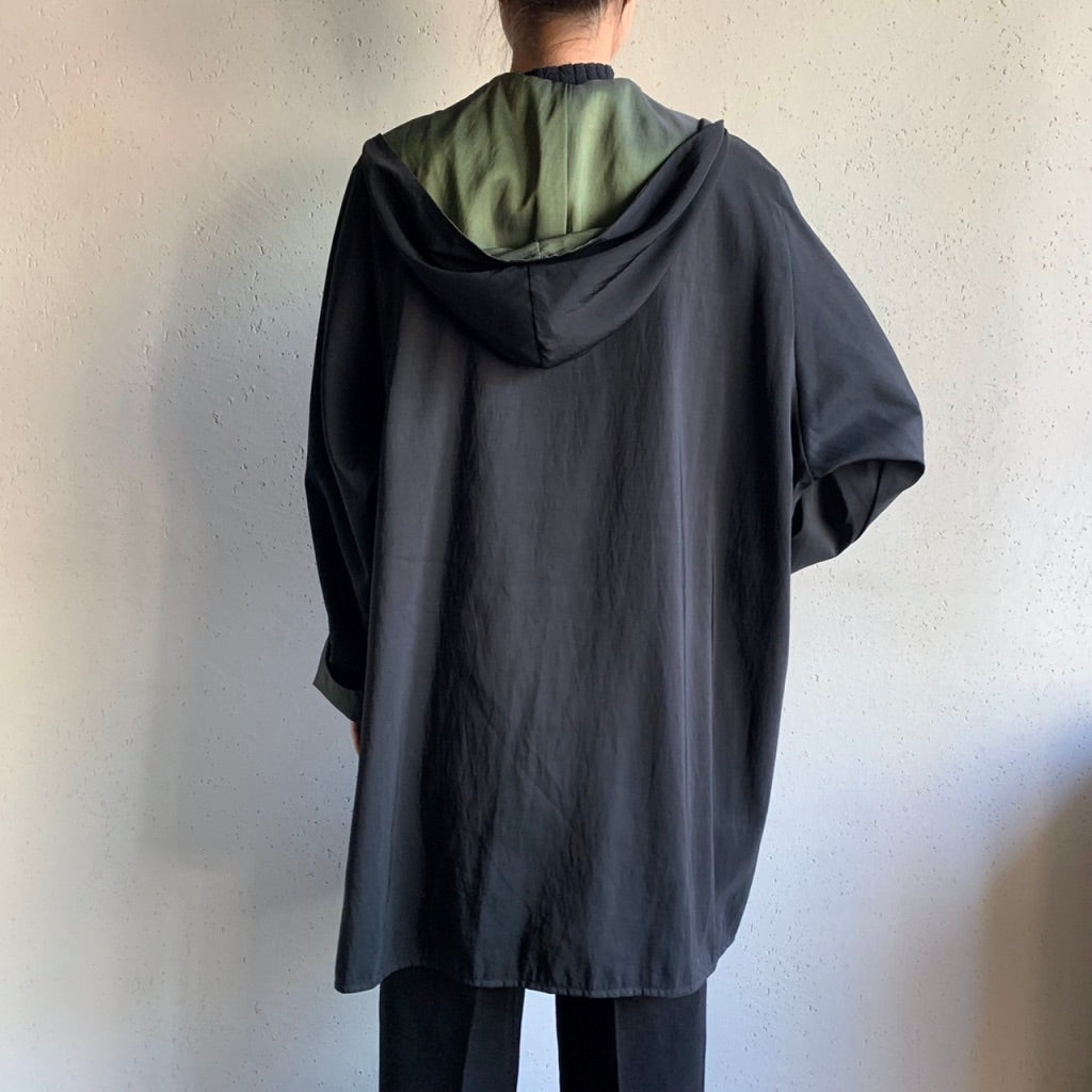 90s Reversible Hooded Light Jacket