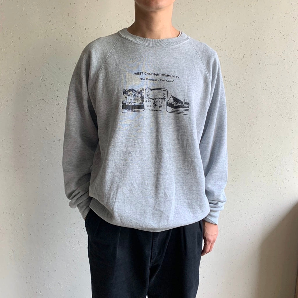 80s Printed Sweater Made in USA