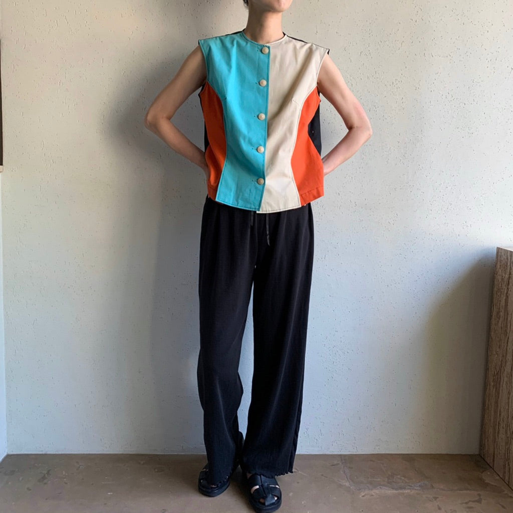 60s Sleeveless Blouse