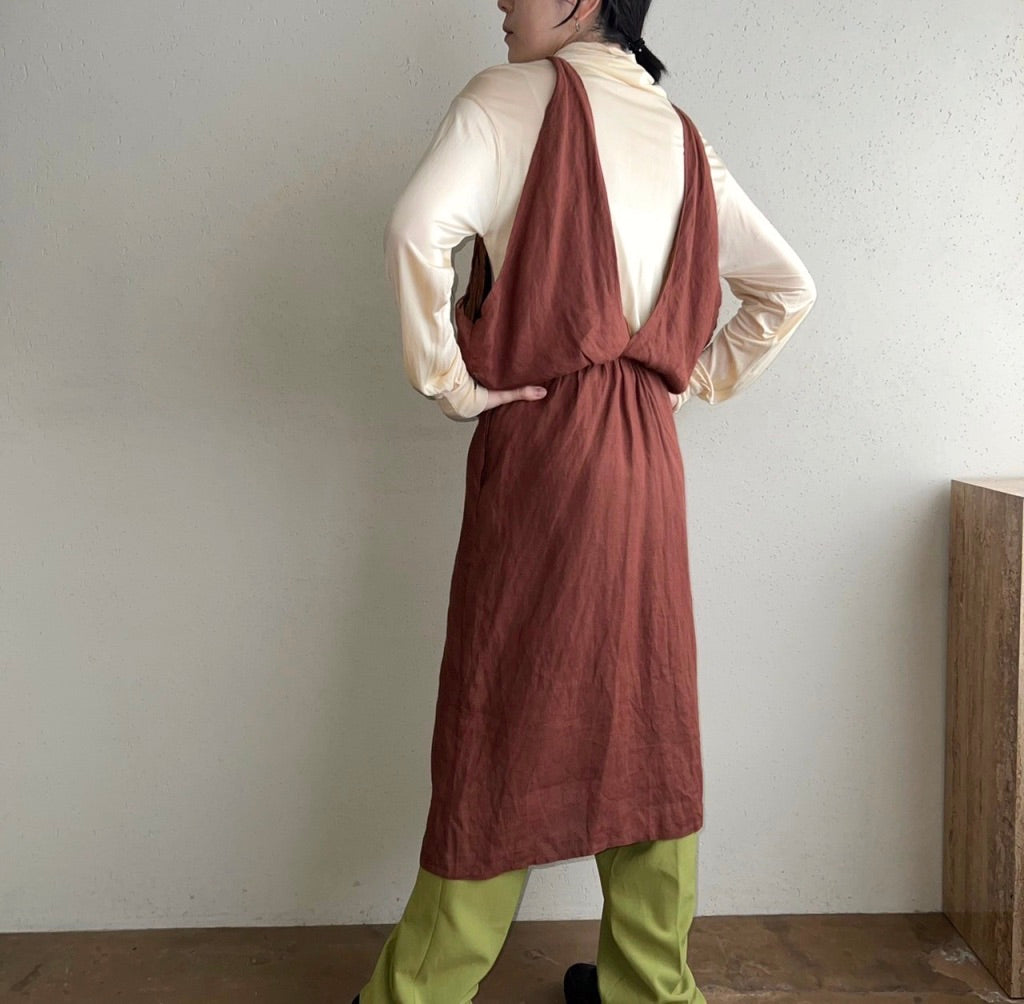 90s EURO Linen Dress