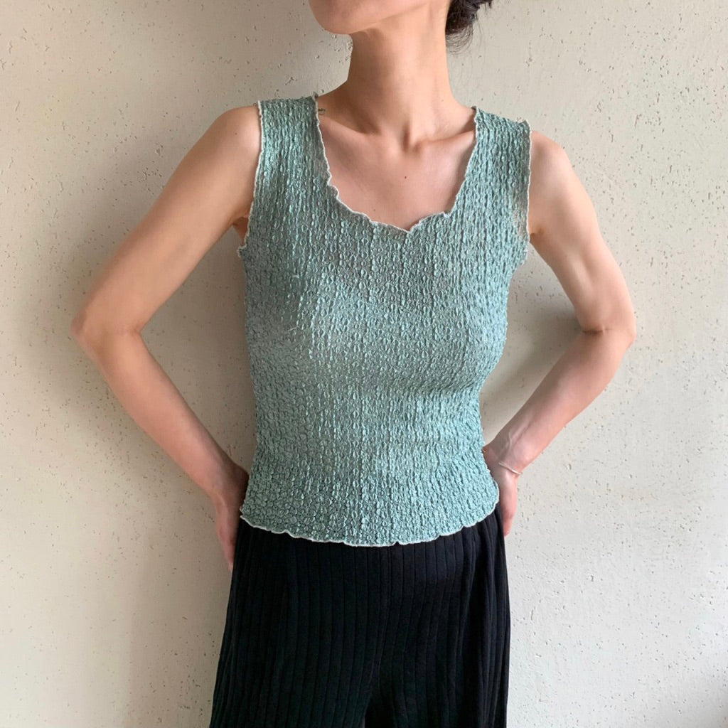 90s Sleeveless Top Made in USA
