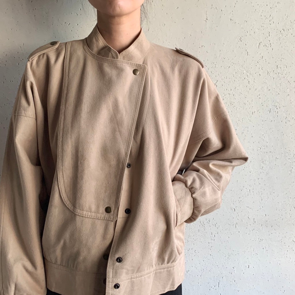 80s EURO Faux Suede Jacket