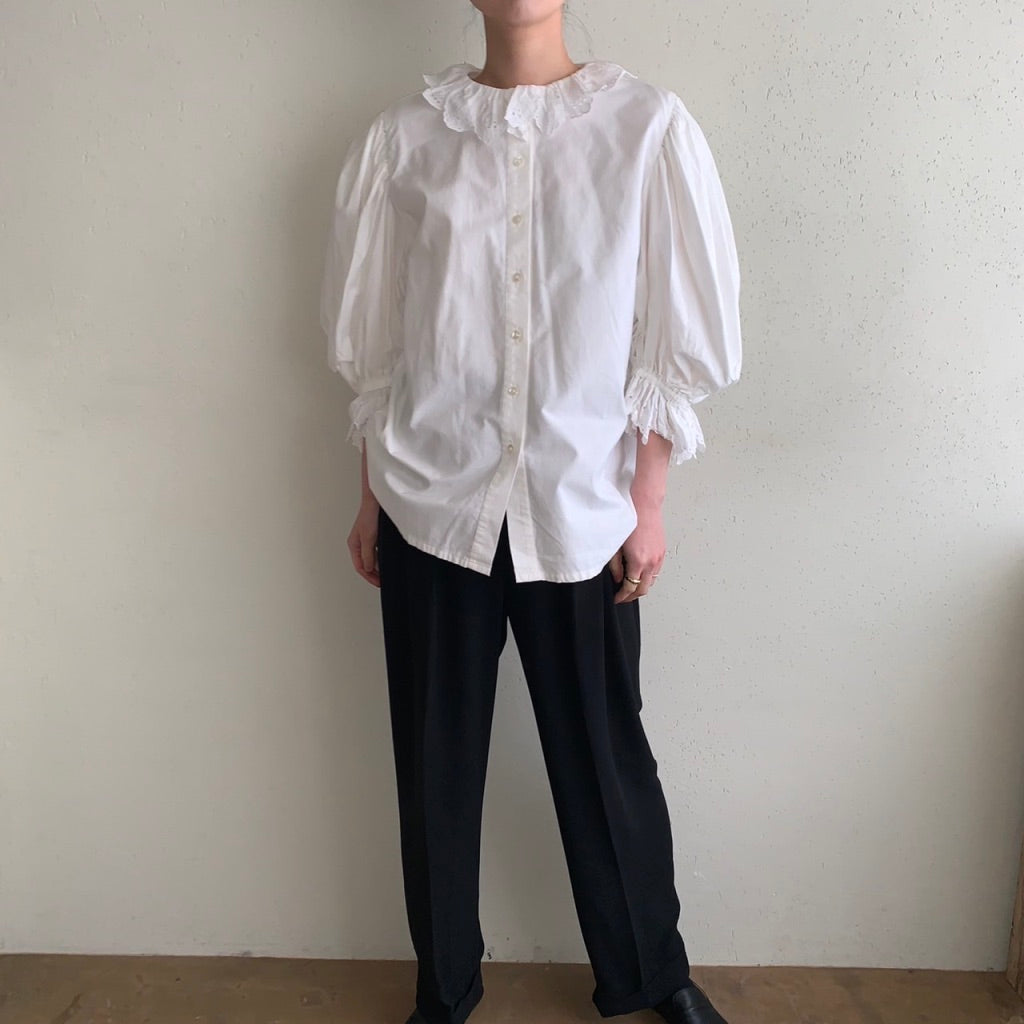 80s Lace Blouse Made in Austria