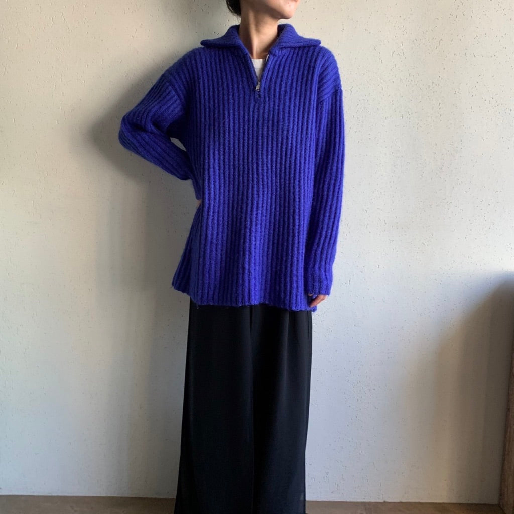 90s Zipped Mohair Knit