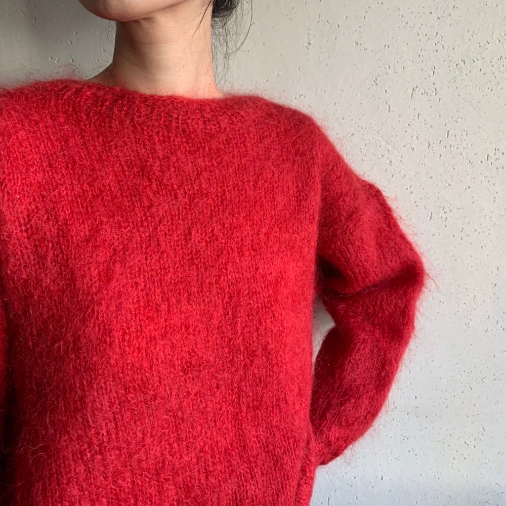80s Red Knit