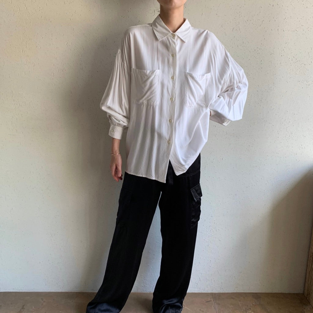 90s Balloon Sleeve Blouse